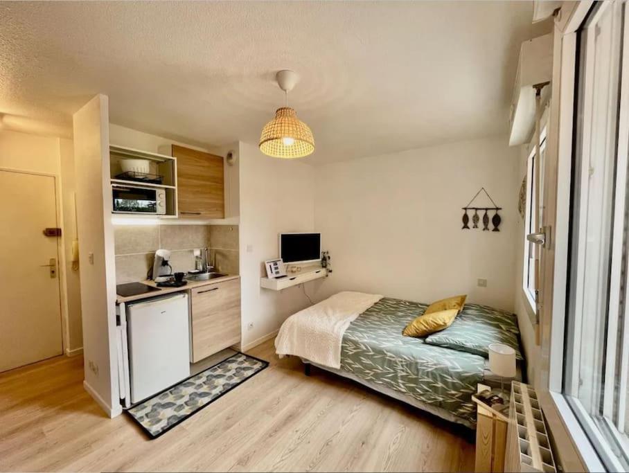 Studio Orchidee - Metro Arenes - Hopital A 5 Mn Apartment Toulouse Ngoại thất bức ảnh